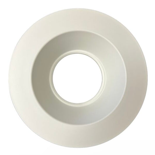 JN119 6"INCH TRIM WHITE ROUND SMOOTH