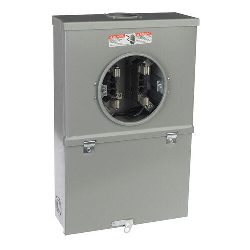 100 Amp 10-Space 20-Circuit Meter Combo Overhead Surface Load Center MC1020B1100S