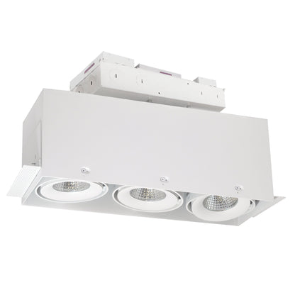 Nora NMRTLG-13 Trimless Three Head LED Multiple Lighting System 0-10V Dimming, 129-277V