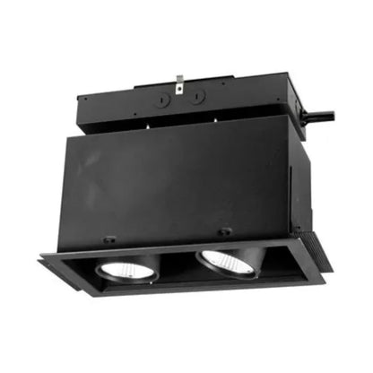 Nora NMRTLGPD-12 2 Heads Pull-Down Adjustable LED Trimless Mulitple Lighting System, 120V