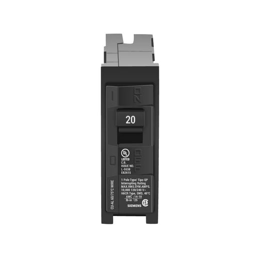 Breakers 20A Siemens   Q120U  Single Pole QP