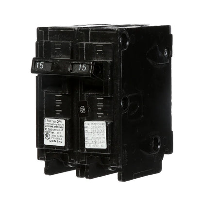 Breakers 15A Siemens Q215  double  Pole QP