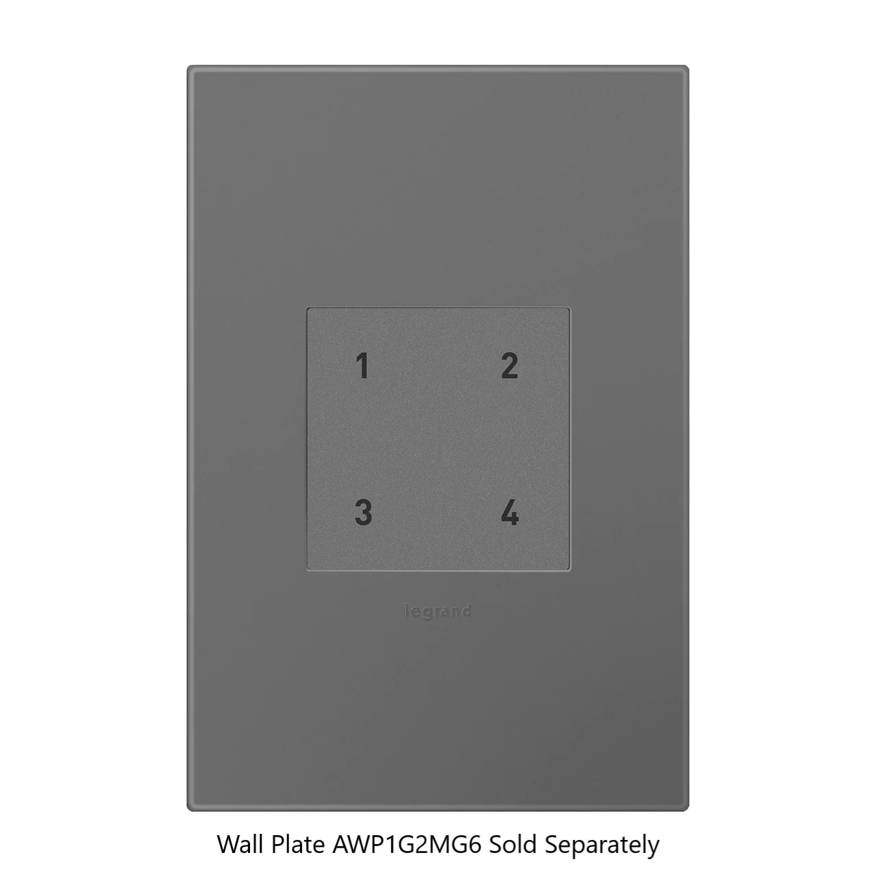 adorne® Wireless Smart Scene Switch with Netatmo