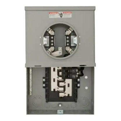 100 Amp 10-Space 20-Circuit Meter Combo Overhead Surface Load Center MC1020B1100S