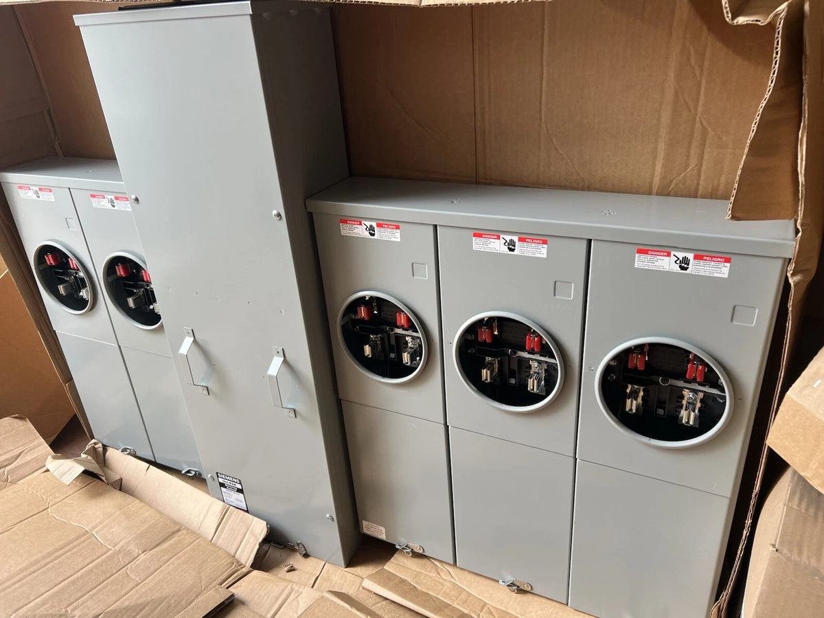 WEPK4511 PANEL 400AMP WITH 5 GANG METER WITH DISCONNECT