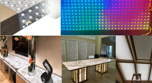 JN225 LED SHEET 12"X 24" RGBW 24V
