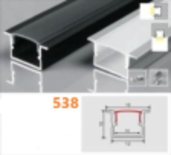 LED Aluminum Channel 10FT XT-538